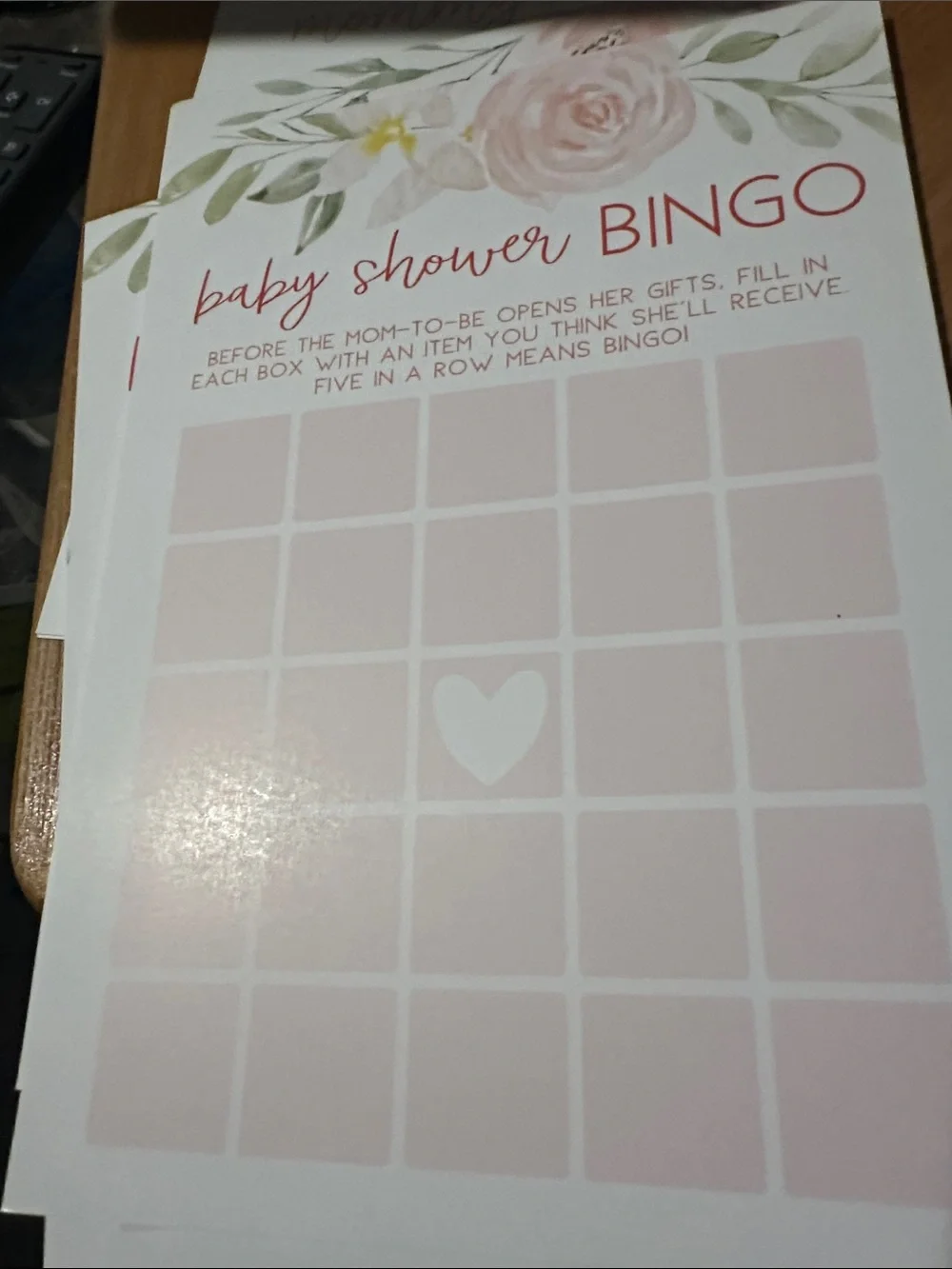 Baby Shower Games & Gifts - Word Search and Bingo